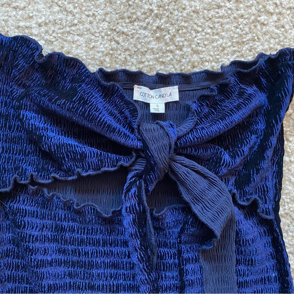 NWOT Strapless minidress with cutout